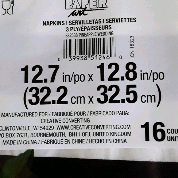 PINEAPPLE NAPKINS - Picture 4 of 4